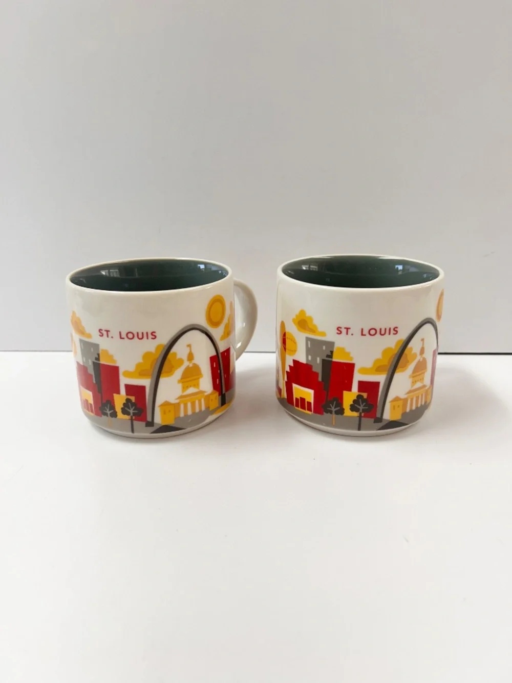 Starbucks St. Louis You Are Here Collection 14 oz Mug Set of 2